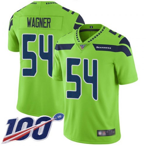 Nike Seahawks #54 Bobby Wagner Green Men's Stitched NFL Limited Rush 100th Season Jersey