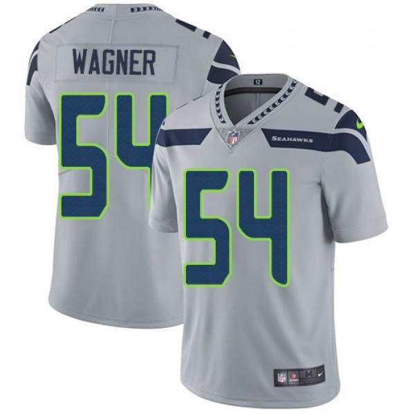 Nike Seahawks #54 Bobby Wagner Grey Alternate Men's Stitched NFL Vapor Untouchable Limited Jersey