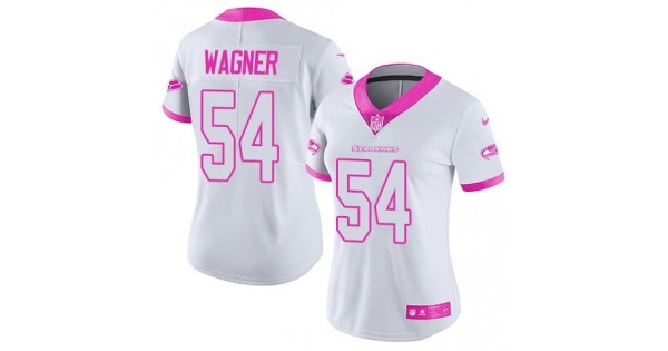 لولي بوب كيك Women's Seahawks #54 Bobby Wagner White Pink Stitched NFL Limited ... لولي بوب كيك