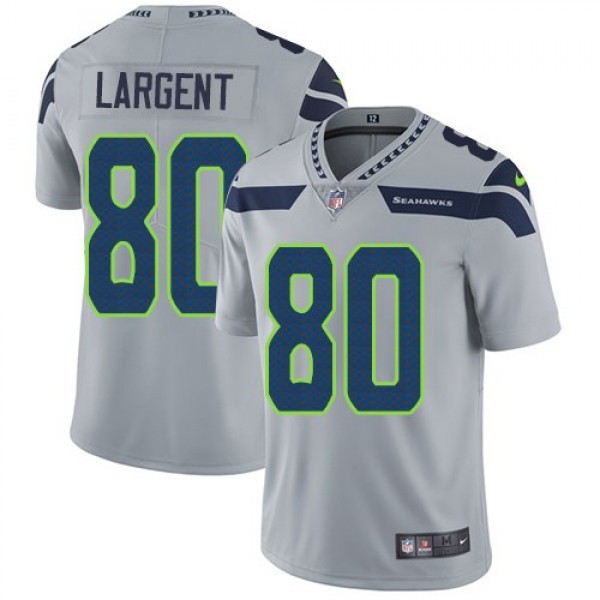 ماء رديتر اصلي Nike Seahawks #80 Steve Largent Grey Alternate Men's Stitched NFL ... ماء رديتر اصلي