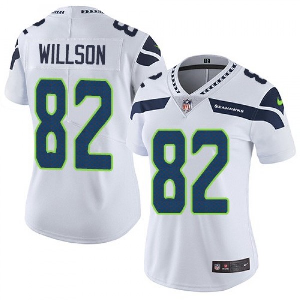 Women's Seahawks #82 Luke Willson White Stitched NFL Vapor Untouchable Limited Jersey