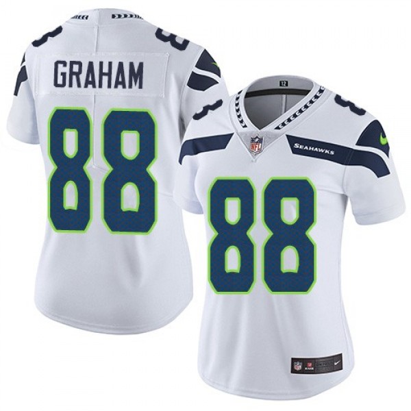 Women's Seahawks #88 Jimmy Graham White Stitched NFL Vapor Untouchable Limited Jersey