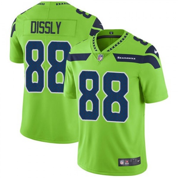 Nike Seahawks #88 Will Dissly Green Men's Stitched NFL Limited Rush Jersey
