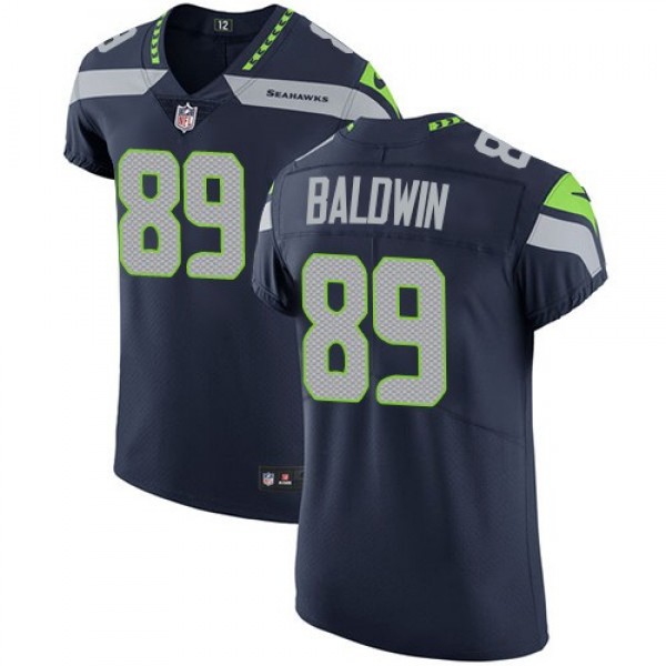 Nike Seahawks #89 Doug Baldwin Steel Blue Team Color Men's Stitched NFL Vapor Untouchable Elite Jersey