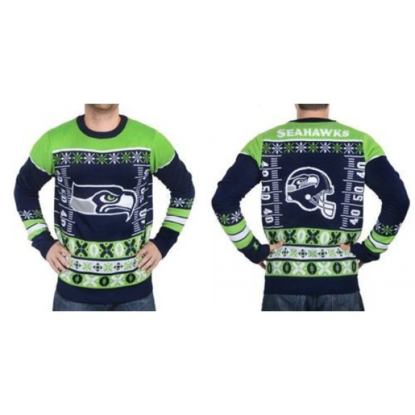 Nike Seahawks Men's Ugly Sweater