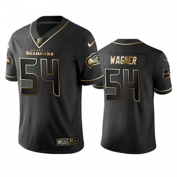 Seahawks #54 Bobby Wagner Men's Stitched NFL Vapor Untouchable Limited Black Golden Jersey