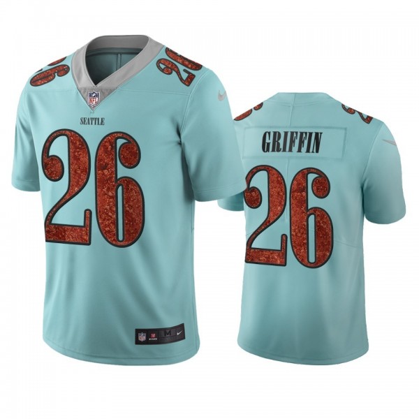 Seattle Seahawks #26 Shaquill Griffin Light Blue Vapor Limited City Edition NFL Jersey