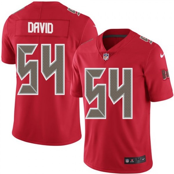 صوره بدله Women's Nike Buccaneers #54 Lavonte David Red Stitched NFL Limited Rush Jersey خصم ابراهيم القرشي
