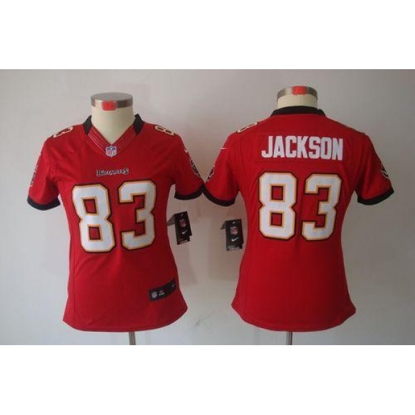 Women's Buccaneers #83 Vincent Jackson Red Team Color Stitched NFL Limited Jersey