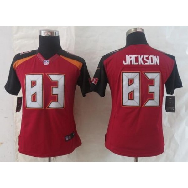 Women's Buccaneers #83 Vincent Jackson Red Team Color Stitched NFL New Limited Jersey