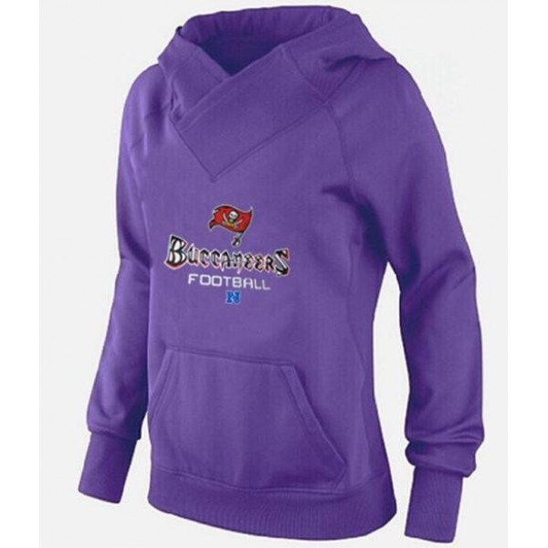 Women's Tampa Bay Buccaneers Big Tall Critical Victory Pullover Hoodie Purple Jersey