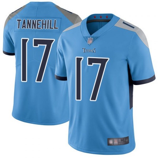 Nike Titans #17 Ryan Tannehill Light Blue Alternate Men's Stitched NFL Vapor Untouchable Limited Jersey