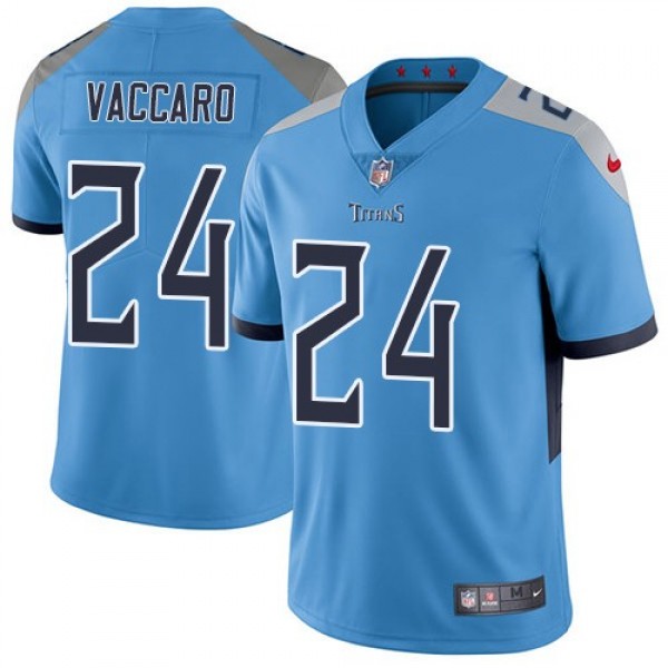 Nike Titans #24 Kenny Vaccaro Light Blue Alternate Men's Stitched NFL Vapor Untouchable Limited Jersey