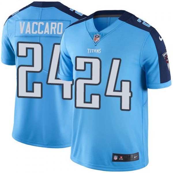 Nike Titans #24 Kenny Vaccaro Light Blue Men's Stitched NFL Limited Rush Jersey