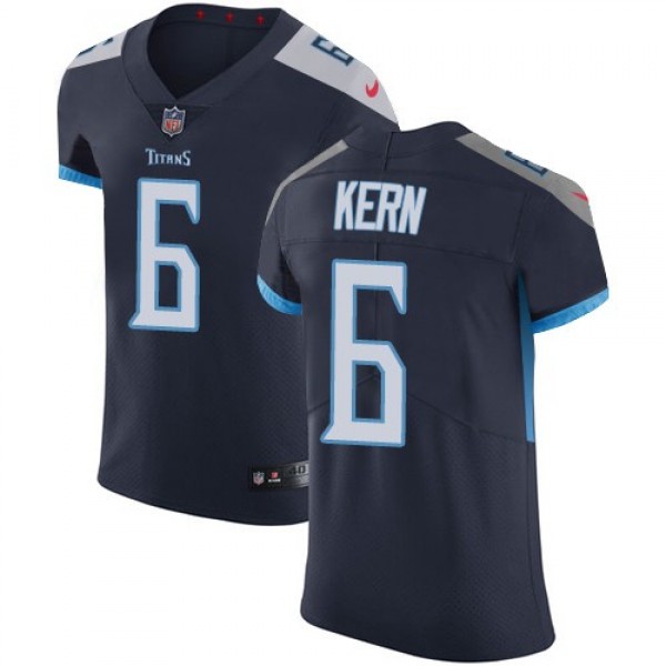 Nike Titans #6 Brett Kern Navy Blue Team Color Men's Stitched NFL Vapor Untouchable Elite Jersey