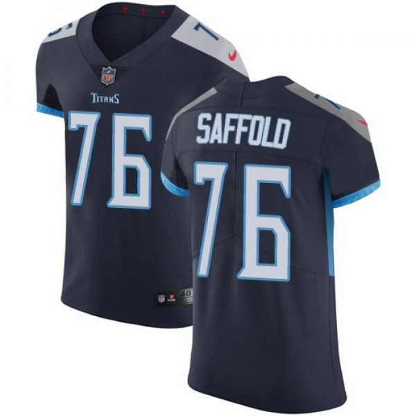 Nike Titans  #76 Rodger Saffold Navy Blue Team Color Men's Stitched NFL Vapor Untouchable Elite Jersey