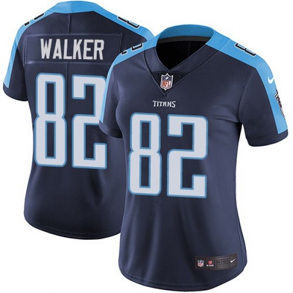 Women's Titans #82 Delanie Walker Navy Blue Alternate Stitched NFL Vapor Untouchable Limited Jersey
