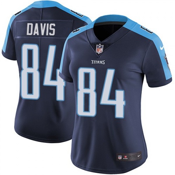 Women's Titans #84 Corey Davis Navy Blue Alternate Stitched NFL Vapor Untouchable Limited Jersey