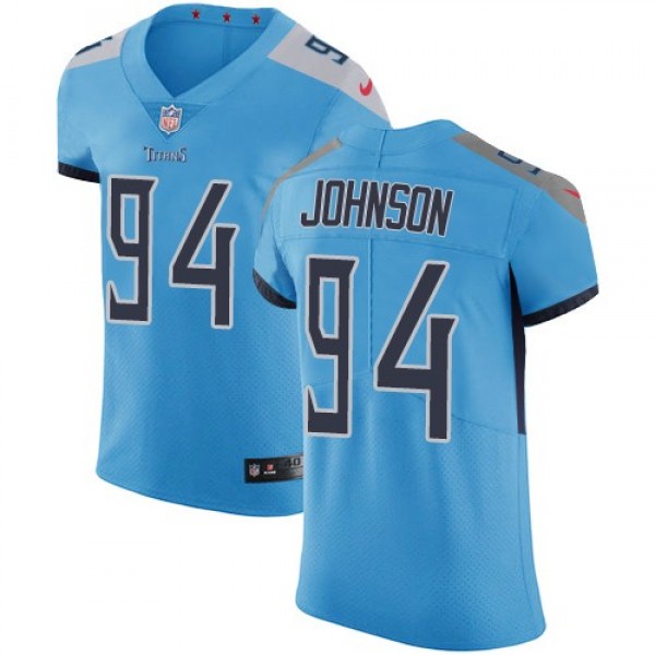 Nike Titans #94 Austin Johnson Light Blue Alternate Men's Stitched NFL Vapor Untouchable Elite Jersey