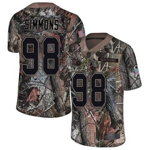 Nike Titans #98 Jeffery Simmons Camo Men's Stitched NFL Limited Rush Realtree Jersey