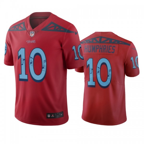 Tennessee Titans #10 Adam Humphries Red Vapor Limited City Edition NFL Jersey