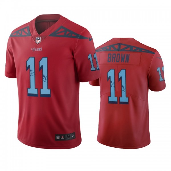 Tennessee Titans #11 A.J. Brown Red Vapor Limited City Edition NFL Jersey