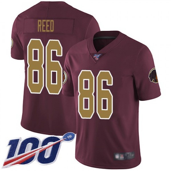 Nike Redskins #86 Jordan Reed Burgundy Red Alternate Men's Stitched NFL 100th Season Vapor Limited Jersey