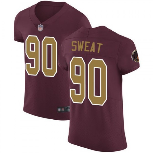 Nike Redskins #90 Montez Sweat Burgundy Red Alternate Men's Stitched NFL Vapor Untouchable Elite Jersey