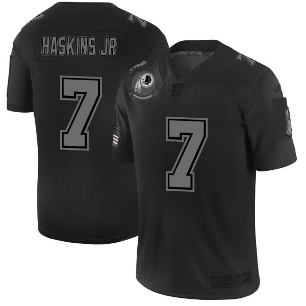 Washington Redskins #7 Dwayne Haskins Jr Men's Nike Black 2019 Salute to Service Limited Stitched NFL Jersey